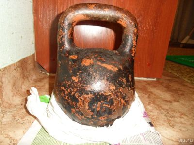Лот: 8665604. Фото: 1. Продам гирю 16 кг (по факту 18... Гири