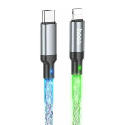 Лот: 24969357. Фото: 1. Кабель Type-C - Lightning (1 метр... Дата-кабели, переходники