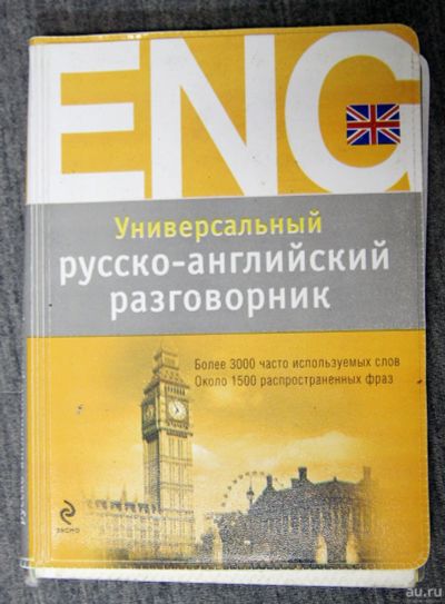 Лот: 16930253. Фото: 1. Карманный русско-английский разговорник. Словари