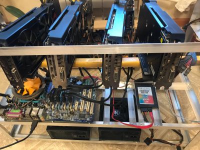 Лот: 12126699. Фото: 1. Майнинг ферма Radeon RX570 4Gb... Майнинг фермы, товары для майнинга
