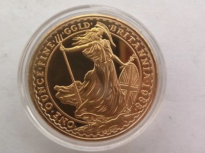 Лот: 20286025. Фото: 1. Монета Великобритании 100 фунтов... Великобритания и острова
