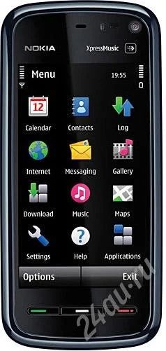 Лот: 205977. Фото: 1. Nokia 5800 Blue. Смартфоны