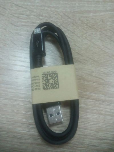 Лот: 9937911. Фото: 1. Дата кабель micro-usb черный. Дата-кабели, переходники
