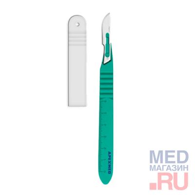 Лот: 24827355. Фото: 1. Скальпель стерильный одноразовый... Медицинские товары