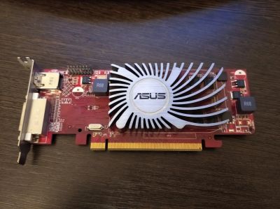 Лот: 16973827. Фото: 1. Видеокарта Asus Radeon 6450 1Gb... Видеокарты