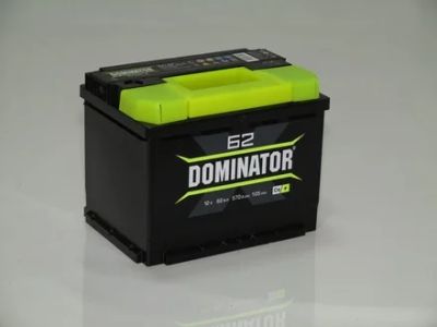 Лот: 9515426. Фото: 1. Аккумулятор Dominator 62 а/ч низкий... Аккумуляторы