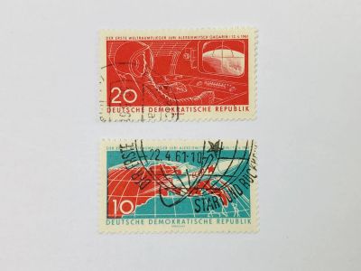 Лот: 23594121. Фото: 1. Восток 1. Юрий Гагарин. Неполная... Марки