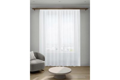Лот: 24609125. Фото: 1. Тюль на ленте decofest Марио. Шторы, тюль
