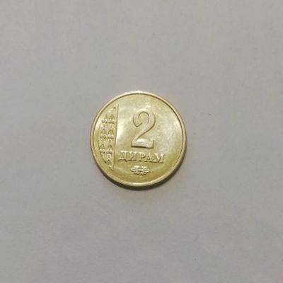 Лот: 20028685. Фото: 1. 2 дирам а Таджикистан 2011г. Страны СНГ и Балтии