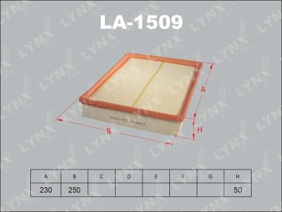 Лот: 13357079. Фото: 1. Lynx LA-1509 Воздушный фильтр. Расходные материалы