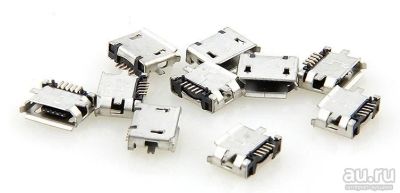 Лот: 8189365. Фото: 1. Разъём (гнездо) micro USB вариант... Разъёмы