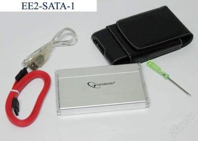 Лот: 133637. Фото: 1. HDD Case 2,5 Gembird Silver (передача... Другое (компьютеры, оргтехника, канцтовары)