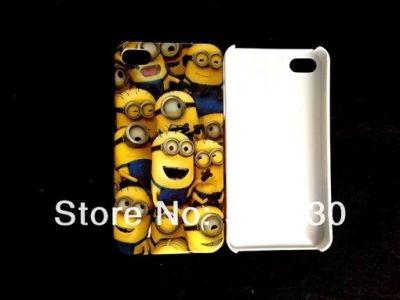 Лот: 3591101. Фото: 1. Чехол Миньоны для iPhone 4/4S. Чехлы, бамперы