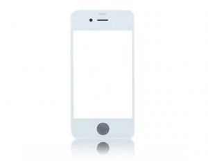 Лот: 3937133. Фото: 1. Защитное стекло iPhone 4/4S (Белое... Защитные стёкла, защитные плёнки