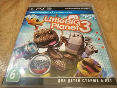 Лот: 11467835. Фото: 1. Little big planet 3 PS3 / Лицензионный... Игры для консолей