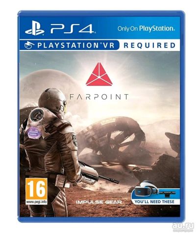 Лот: 10909976. Фото: 1. Farpoint PS4 (только для VR... Игры для консолей