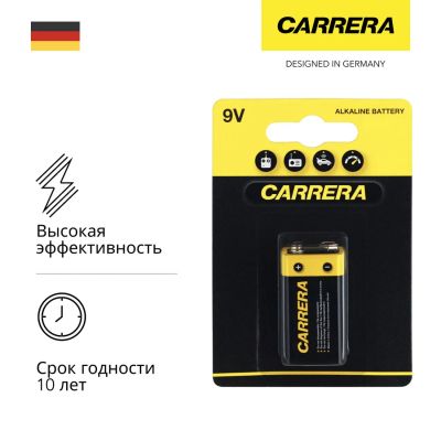 Лот: 24526886. Фото: 1. Батарейка Carrera №591, 9В Крона. Батарейки, аккумуляторы, элементы питания