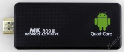 Лот: 5684719. Фото: 1. Android mini pcтmk809 III Четырехъядерная... Цифровое, спутниковое ТВ