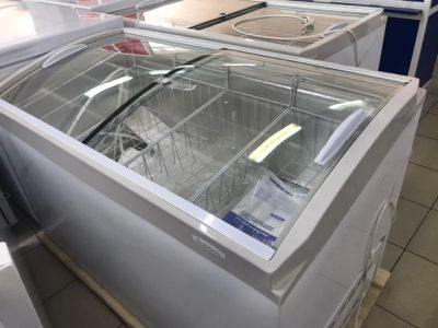 Лот: 13941498. Фото: 1. Ларь морозильный Бирюса 355VZQ-гнутое... Холодильное
