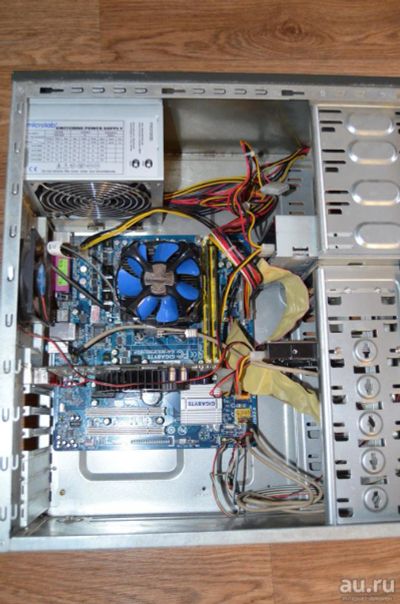 Лот: 8496958. Фото: 1. 2 ядра AMD Athlon X2 4600+/GigaByte-GA-M61PME-S2P... Компьютеры в сборе