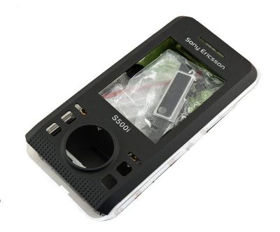 Лот: 25352899. Фото: 1. Корпус Sony Ericsson S500 Черный... Корпуса, клавиатуры, кнопки