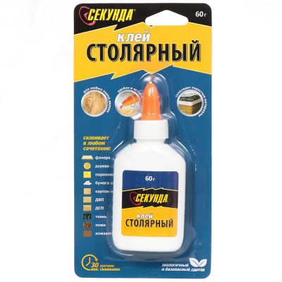 Лот: 24077899. Фото: 1. Клей Секунда, для дерева, однокомпонентный... Клеи, герметики, пена монтажная, клейкие ленты