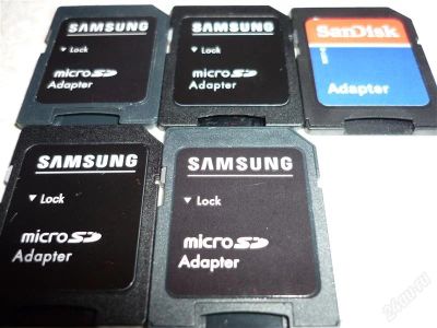 Лот: 1592253. Фото: 1. Переходники с MicroSD на SD. Карты памяти