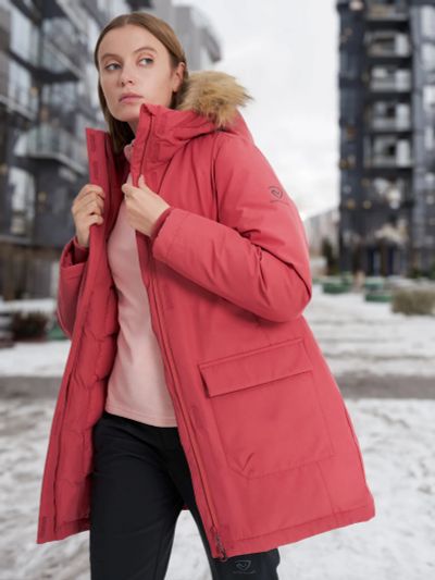 Лот: 23274136. Фото: 1. Пуховик женский Northland, Красный. Легкие куртки, толстовки