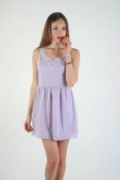 Лот: 5486932. Фото: 1. платье лиловое. Платья
