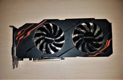 Лот: 12197730. Фото: 1. Видеокарта Gigabyte GeForce GTX... Видеокарты