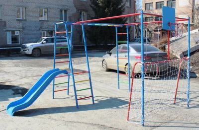 Лот: 9620635. Фото: 1. Уличный детский спортивный комплекс... Другое (дети растут)