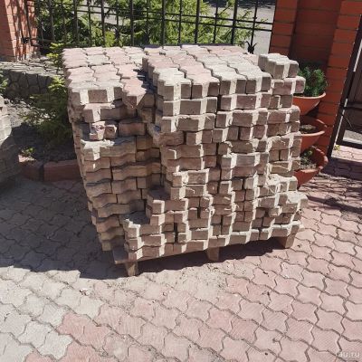 Лот: 13836772. Фото: 1. Брусчатка 2400 штук. Блоки, кирпич, брусчатка