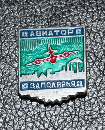Лот: 11269745. Фото: 1. Значок: Авиатор Заполярья. Самолеты... Сувенирные