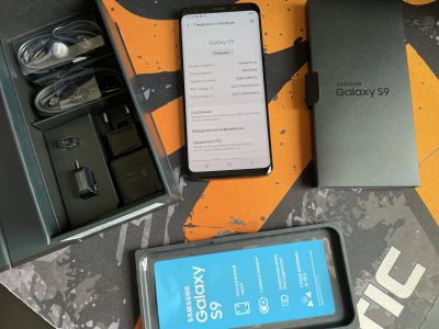 Лот: 19305844. Фото: 1. Samsung Galaxy S9 4/64GB черный... Смартфоны