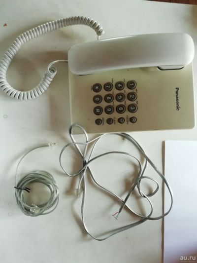 Лот: 17843980. Фото: 1. Домашний телефон, Panasonic. Проводные телефоны