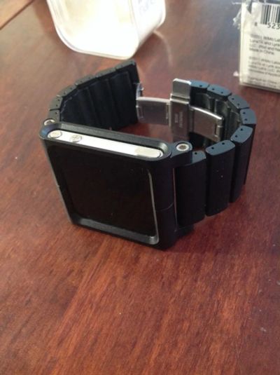 Лот: 4395229. Фото: 1. Ipod Nano 6G 8gb silver + ремешок... Плееры