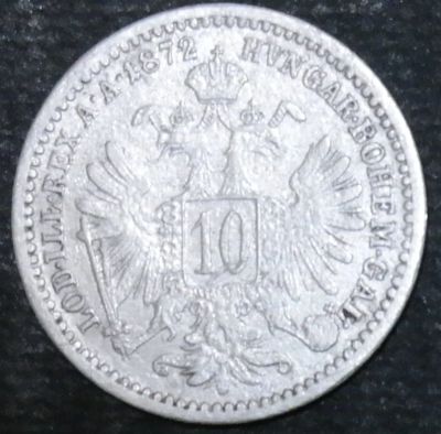 Лот: 12620826. Фото: 1. Австрия. 1872 год. Серебро. Остальные страны