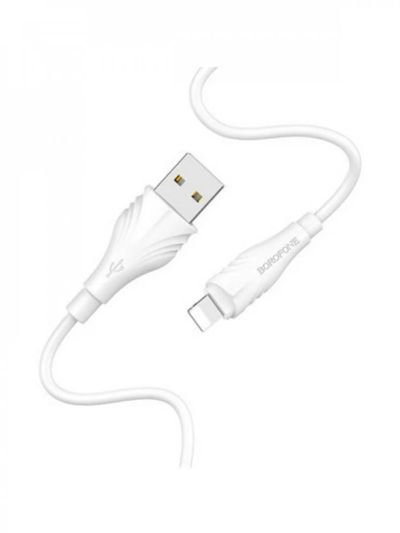 Лот: 16274653. Фото: 1. USB кабель iPhone Borofone BX18... Дата-кабели, переходники