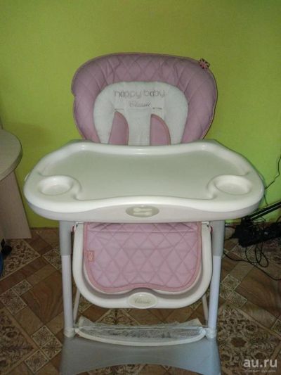 Лот: 9868653. Фото: 1. Стульчик для кормления Happy Baby... Стульчики для кормления