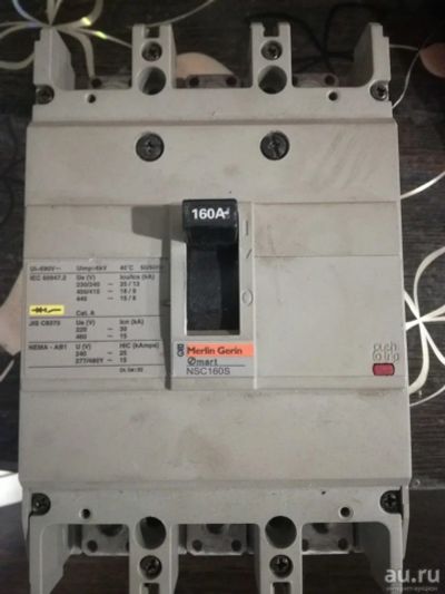 Лот: 17990002. Фото: 1. Автомат NSC160S Schneider Electric. Автоматы, пакетники, предохранители