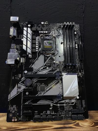 Лот: 18954607. Фото: 1. Материнская плата asus prime Z370-P... Материнские платы