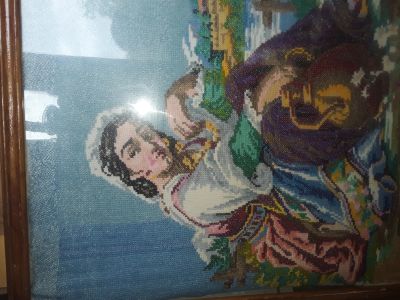 Лот: 20534732. Фото: 1. Вышивка в раме. Вышивание