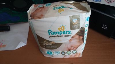 Лот: 14587975. Фото: 1. Подгузники Pampers Premium Care... Детская гигиена