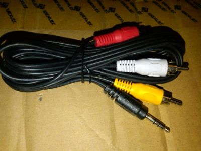 Лот: 4293258. Фото: 1. Кабели RCA - minijack 3.5 - цена... Шлейфы, кабели, переходники