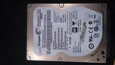 Лот: 5627957. Фото: 1. Винт Seagate Momentus Thin 500гб... Жёсткие диски (HDD)