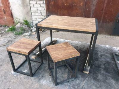 Лот: 15509857. Фото: 1. Стол и стулья. Столы, стулья, обеденные группы