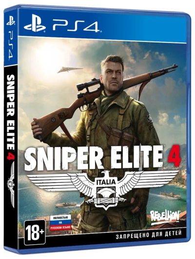 Лот: 20510137. Фото: 1. Sniper elite 4 Ps4. Игры для консолей