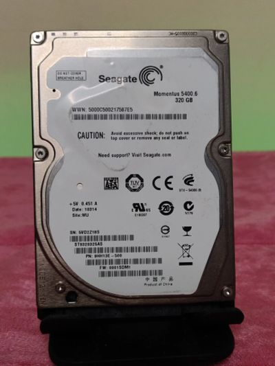 Лот: 23552164. Фото: 1. Жесткий диск HDD/2.5"/320 Гб/5400... Жёсткие диски (HDD)