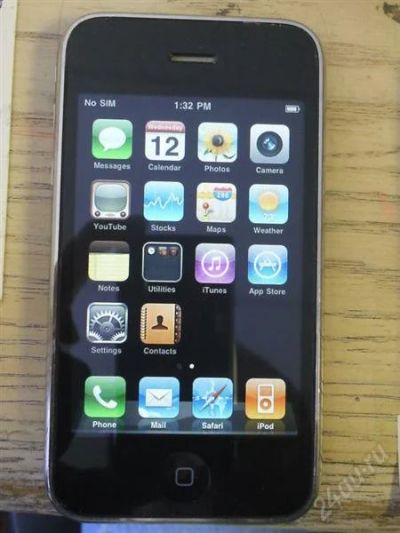 Лот: 1468325. Фото: 1. iphone 3g 8gb новый! с рубля!. Смартфоны