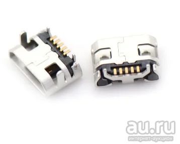 Лот: 13751667. Фото: 1. Micro USB разъем SMT. Разъёмы